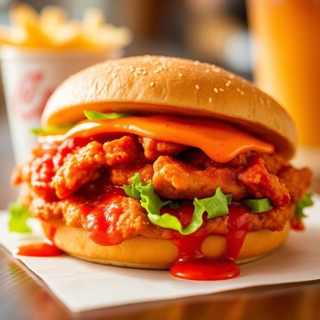 Spicy Deluxe Sandwich